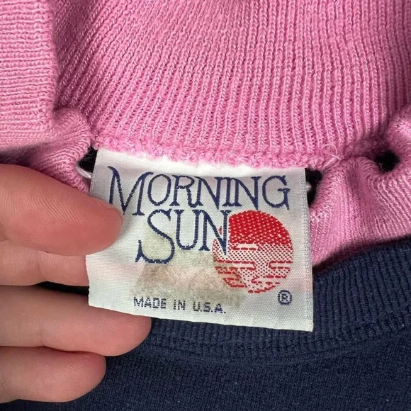 Vintage 90’s Cute Cat Birds Crewneck Sweatshirt - Picture 5 of 8